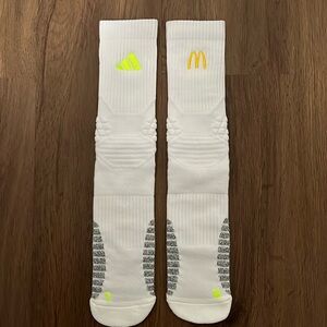 Adidas McDonald’s All-American Game Select Neon Yellow Basketball Socks